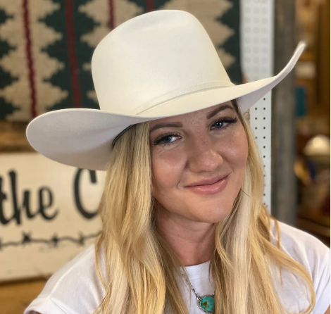 Rodeo King 7X 4 1/4" Brim | White