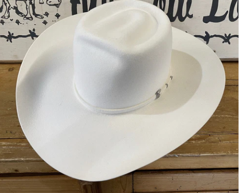 Rodeo King 7X 4 1/4" Brim | White