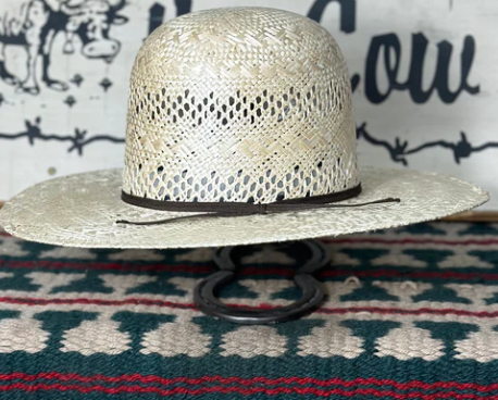 Rodeo King Sisal Rami 4" Brim Shorty × 1