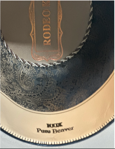 Rodeo King 100X / 100% Pure Beaver 4 1/2" Brim | Silverbelly