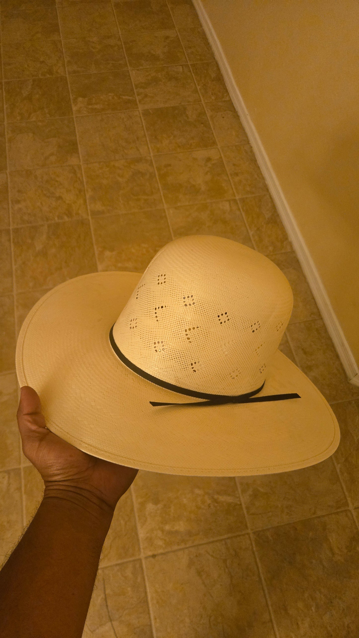 Rock'em 100X Williams Straw Open Crown Cloud 4.25" Brim