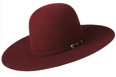 Rodeo King 7X 4 1/2" Brim | Merlot